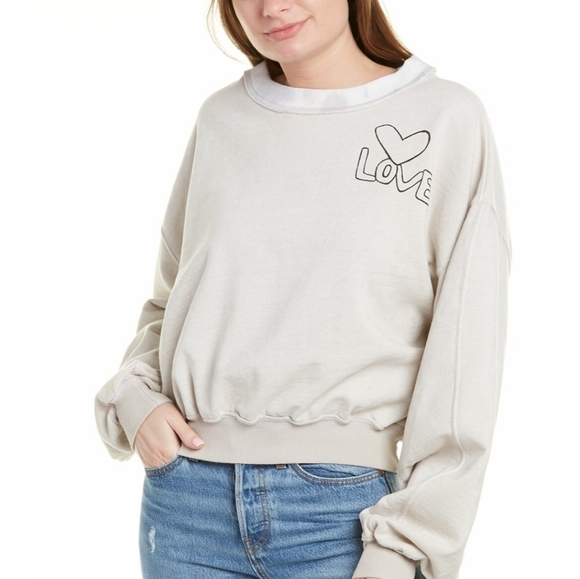 Free People Feel The Love Pullover Size La… - Picture 2 of 13